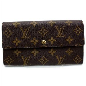 Louis Vuitton Sarah Long Wallet Portefeuille